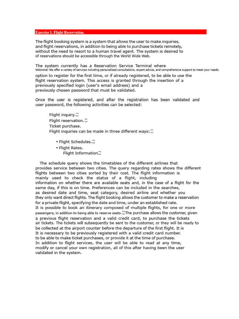 Flight Reservation System Overview | PDF | Airlines | Credit Card
