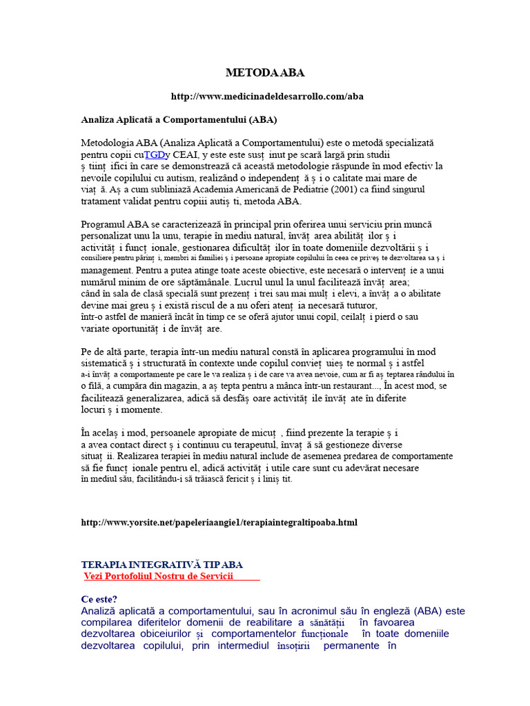 Metoda Aba | PDF