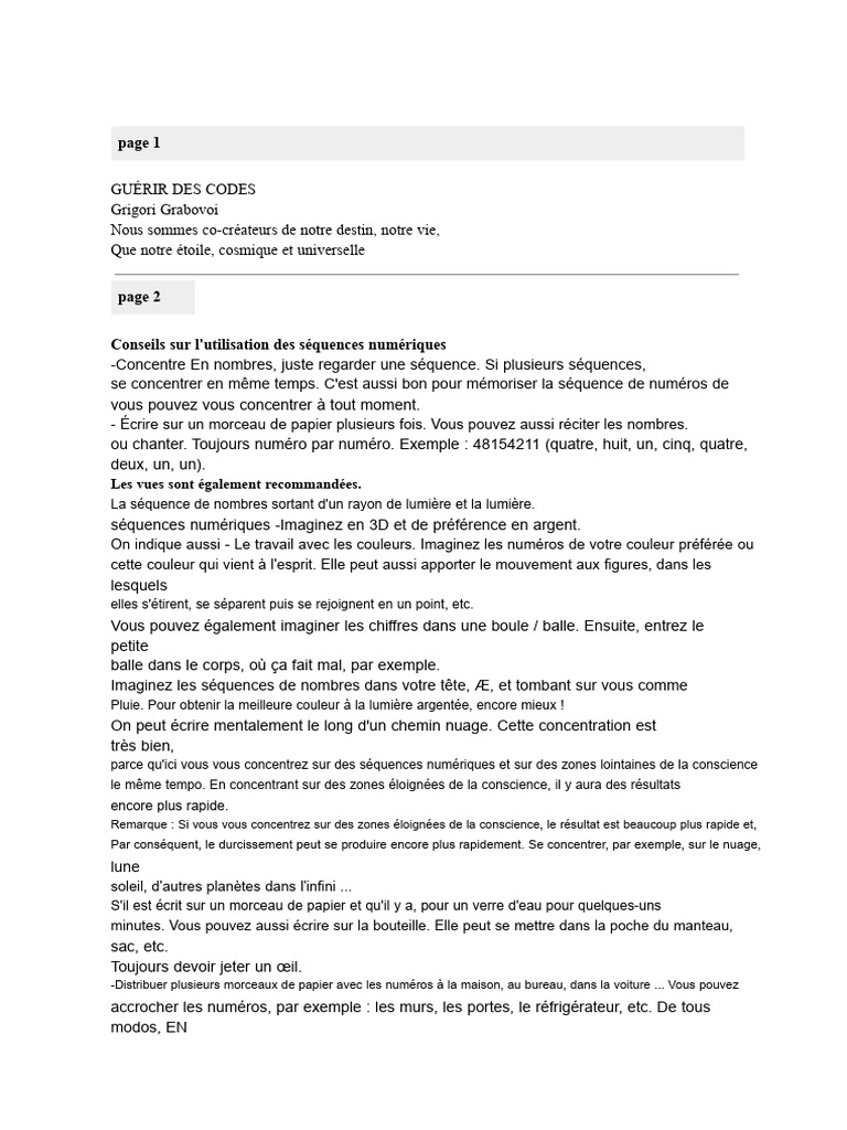 Techniques de guérison par codes numériques | PDF | Cancer | Anémie
