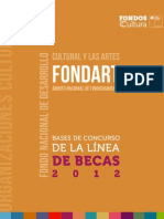 Bases Becas Fondart Nacional 2012