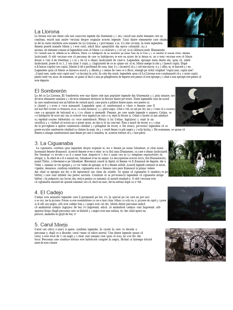 5 Legende Scurte | PDF