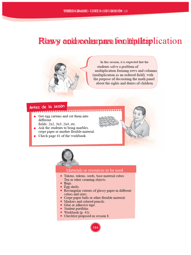 Multiplication with Rows and Columns | PDF | Mathematics | Learning