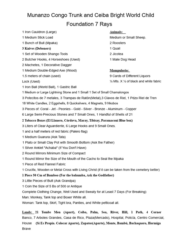 3 List 7 Rays | PDF