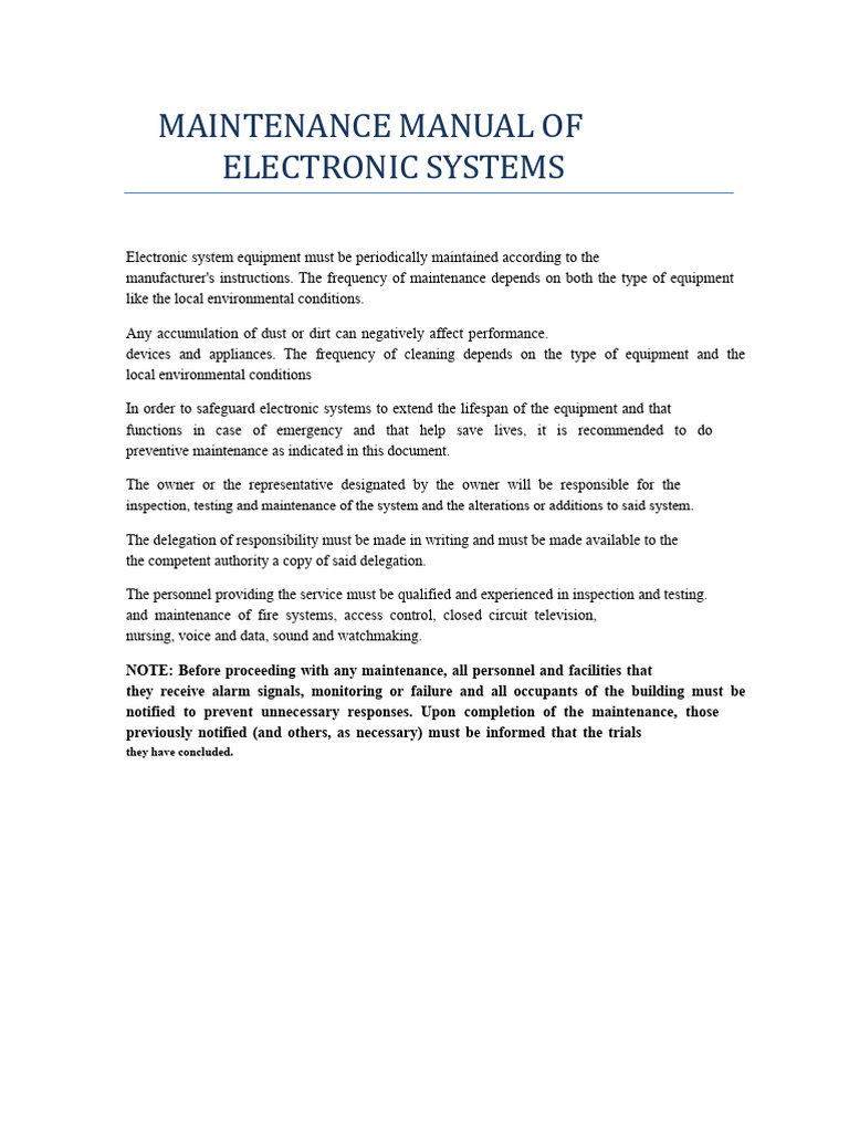 Electronic Systems Maintenance Guide | PDF | Battery Charger | Power Supply