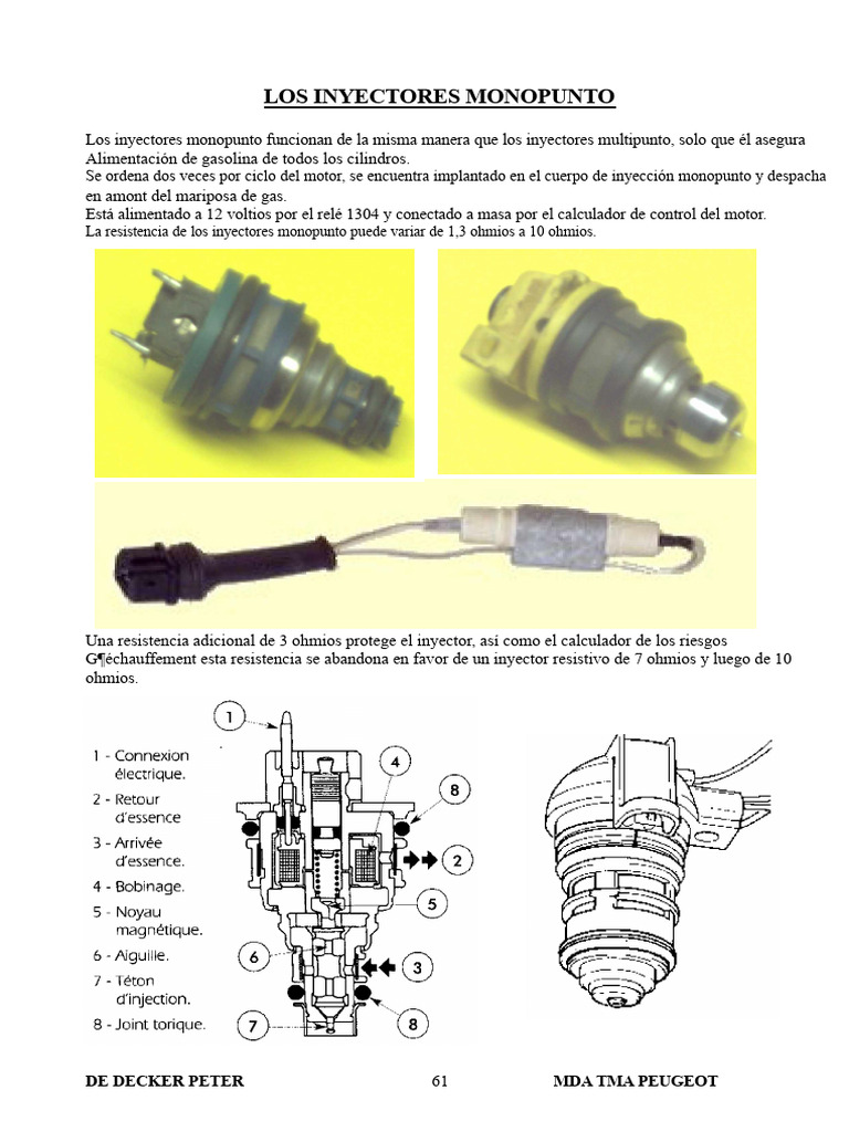 Los Sensores | PDF | Inyección de combustible | Acelerador