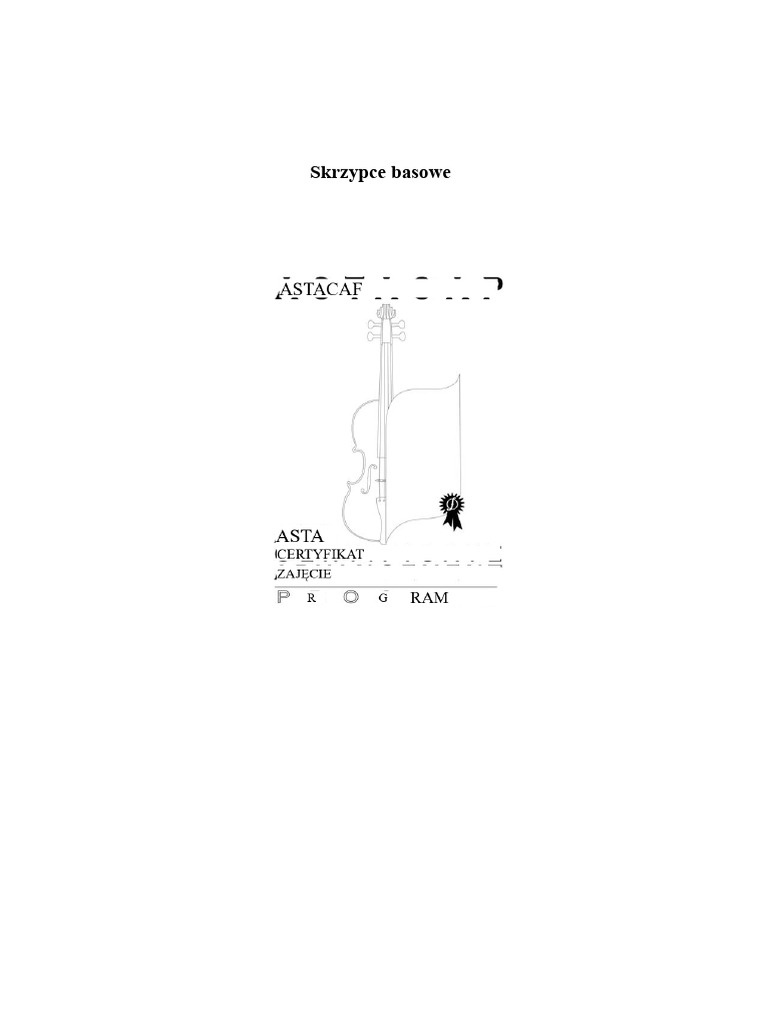 Program KONTRABAS - ASTACAP | PDF