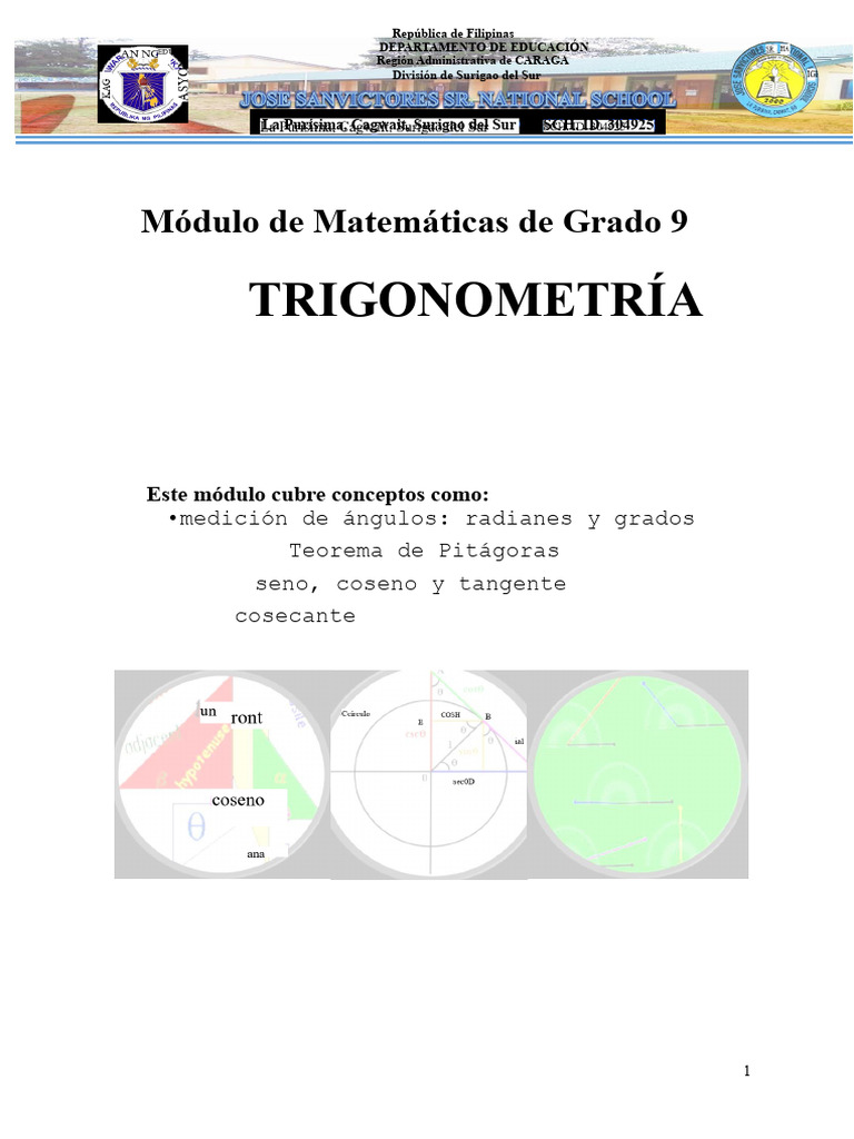 Módulo de Matemáticas de Noveno Grado | PDF