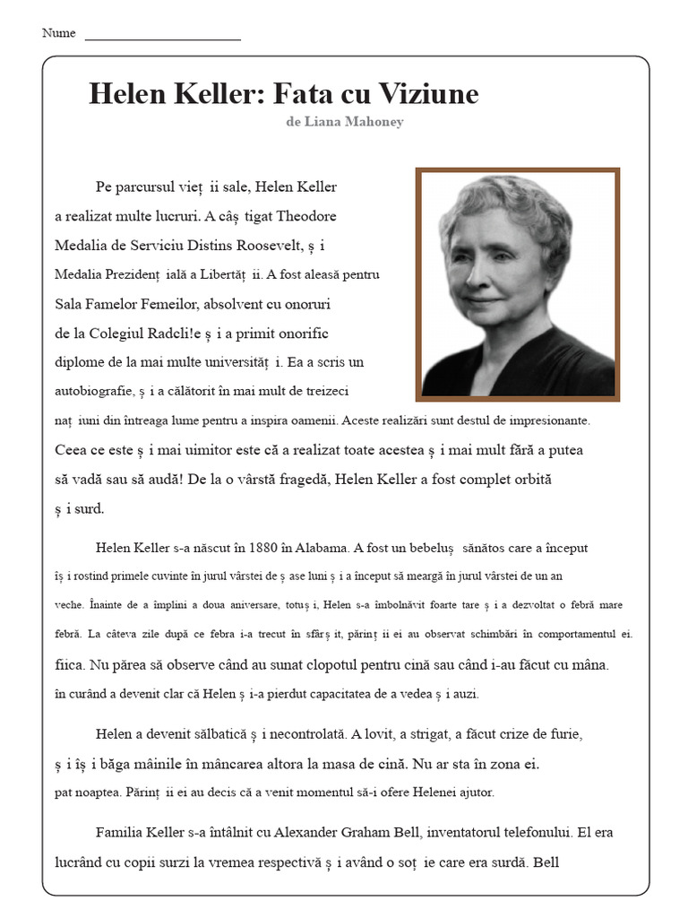 Helen Keller | PDF