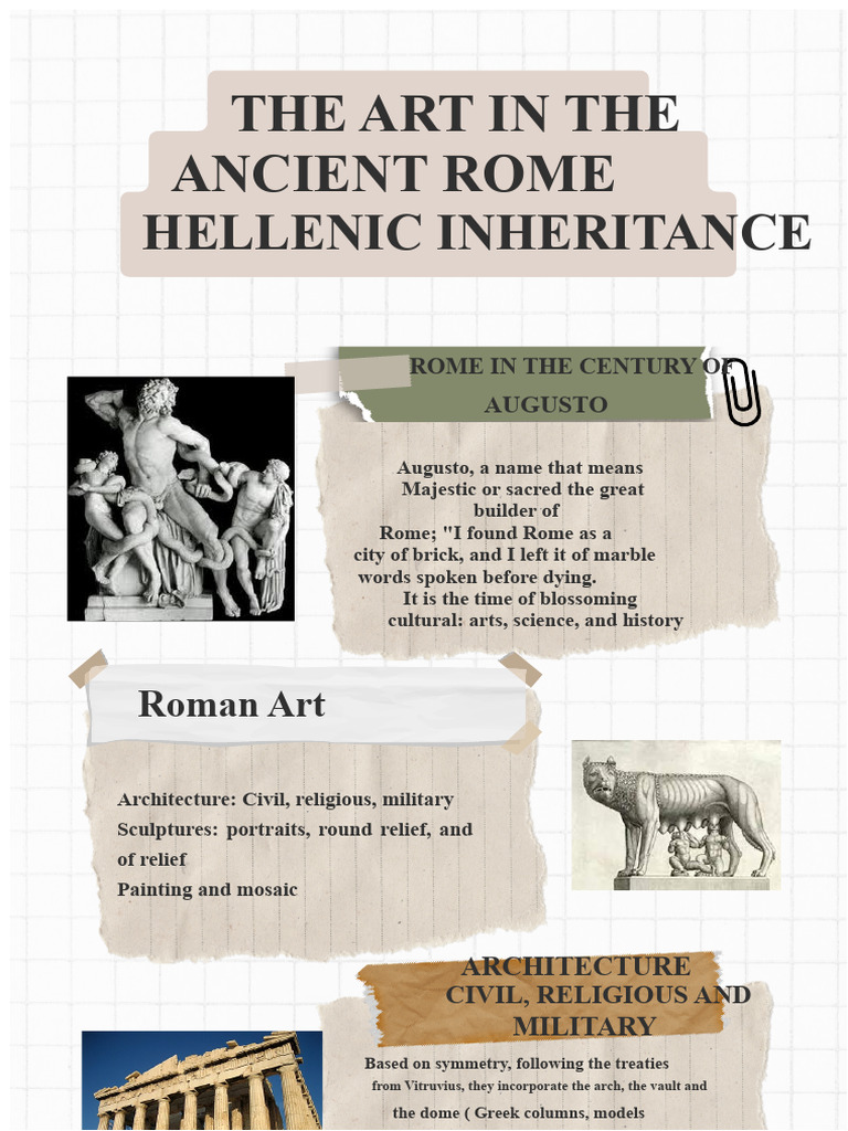 Art in Ancient Rome The Hellenic Heritage | PDF