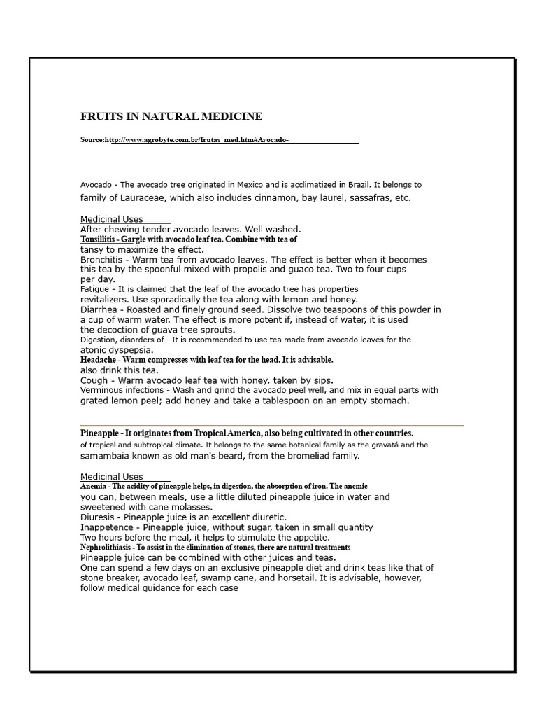 Alfons Balbach - The Fruits in Natural Medicine | PDF | Mango | Watermelon