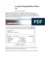 5 Cara Cerdas Untuk Mengefektifkan Waktu Scan Anti Virus