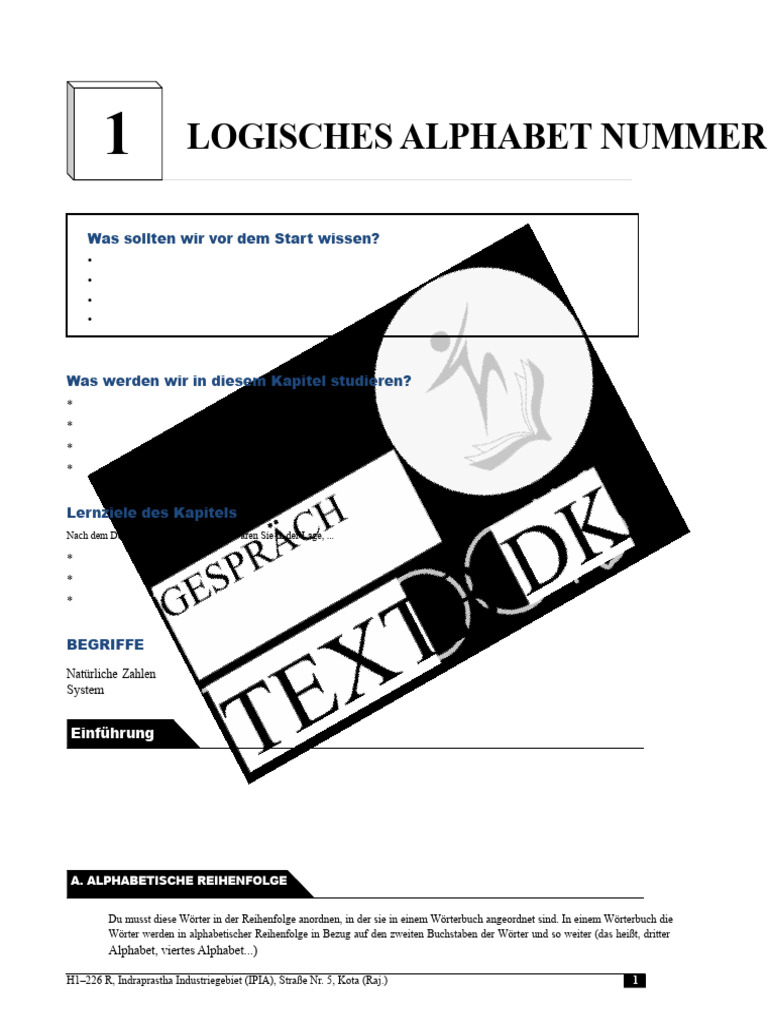 Logisches Alphabet Nummer | PDF
