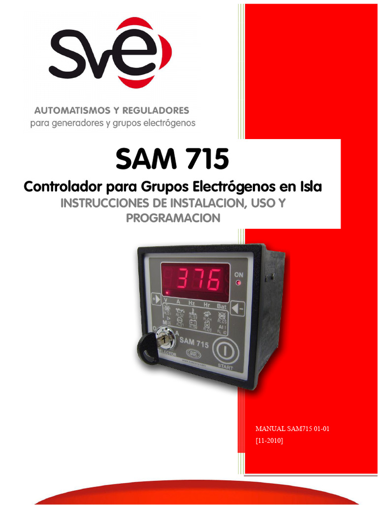 SAM 715 Controller User Manual | PDF | Electrical Engineering | Electricity