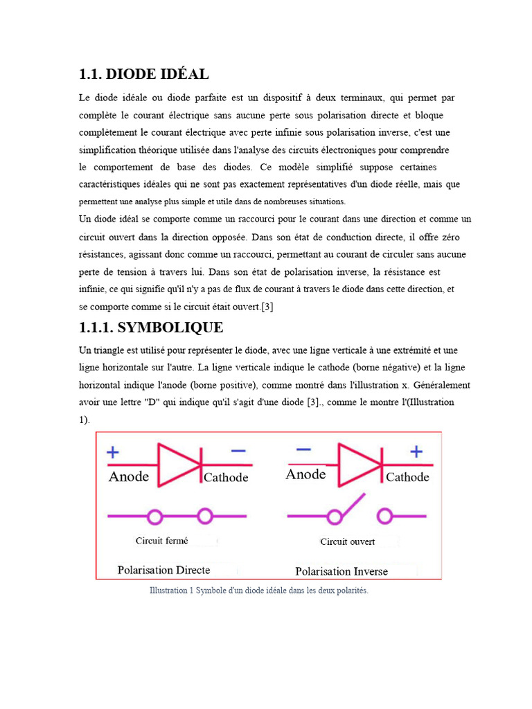 Comprendre la diode idéale et réelle | PDF | Diode | Redresseur