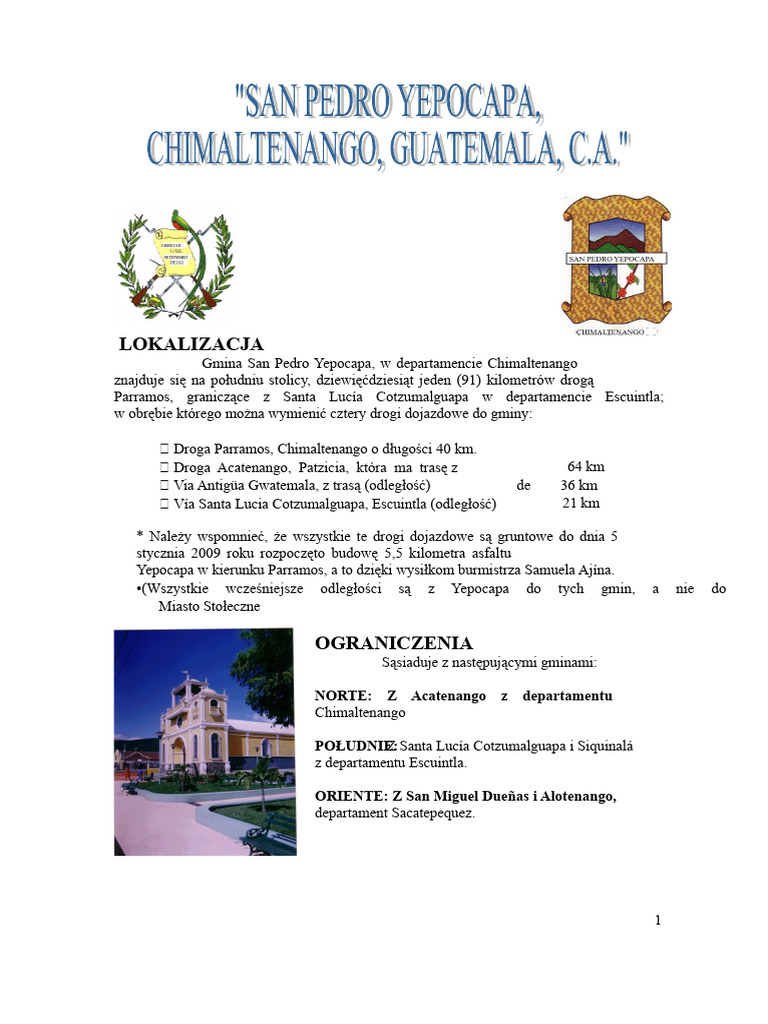 Monografia Yepocapa | PDF