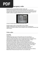 Hospital Emergency Color Codes Explained | PDF | Emergency | Health Care