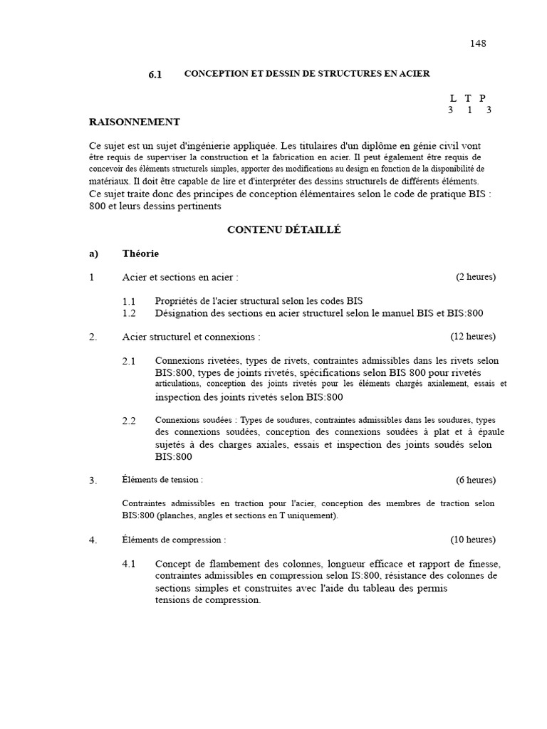 Conception et Dessin de Structures en Acier | PDF | Environnement ...