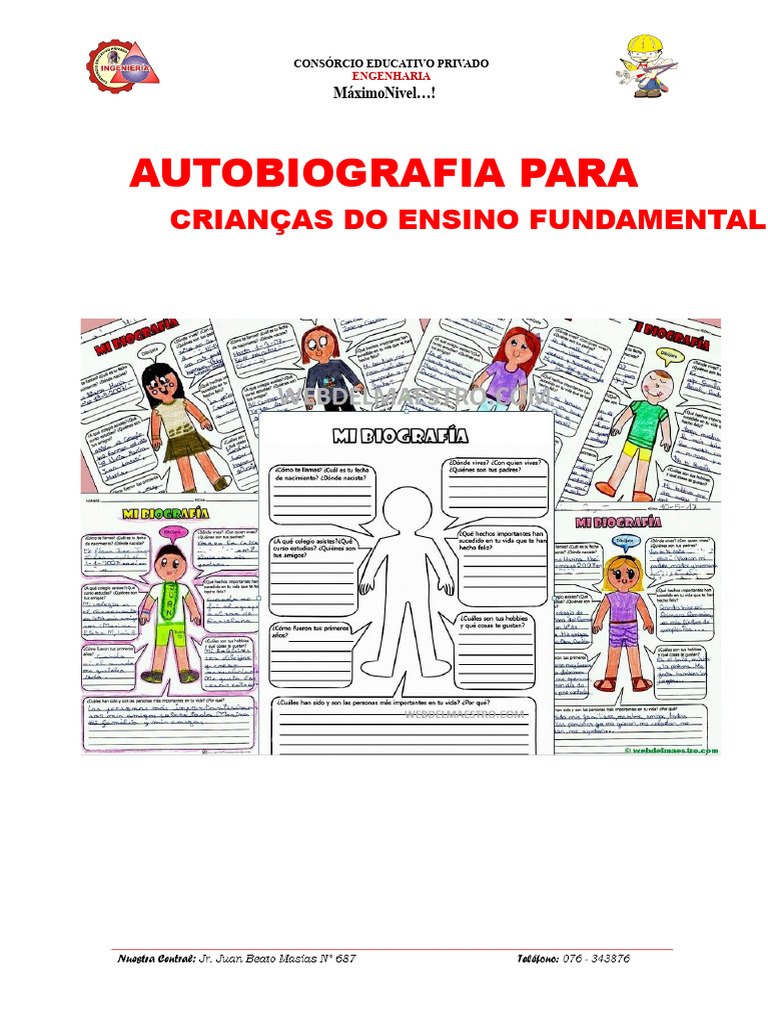 Como Escrever Sua Autobiografia Infantil | PDF | Vida | Autobiografias