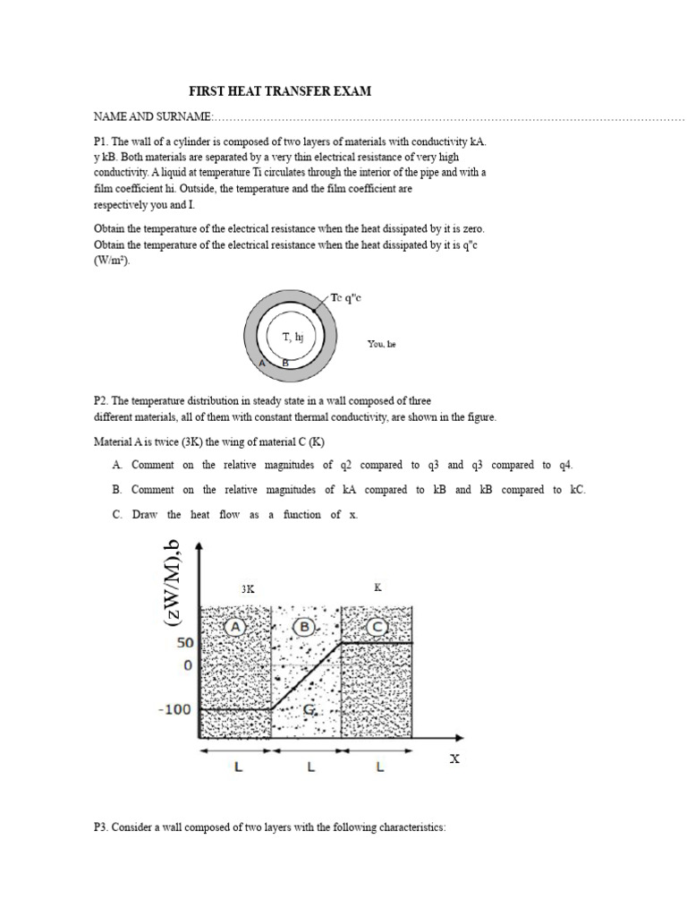 Heat Transfer Analysis in Multi-Layer Walls | PDF | Heat Transfer ...