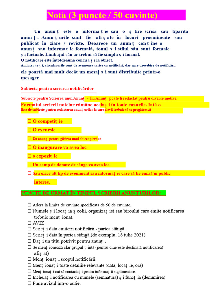 1 Notificare | PDF