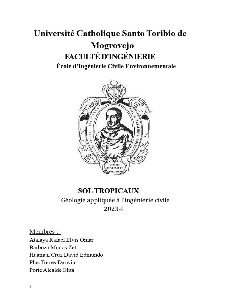 Géologie des sols tropicaux en ingénierie | PDF | Sol (pédologie ...