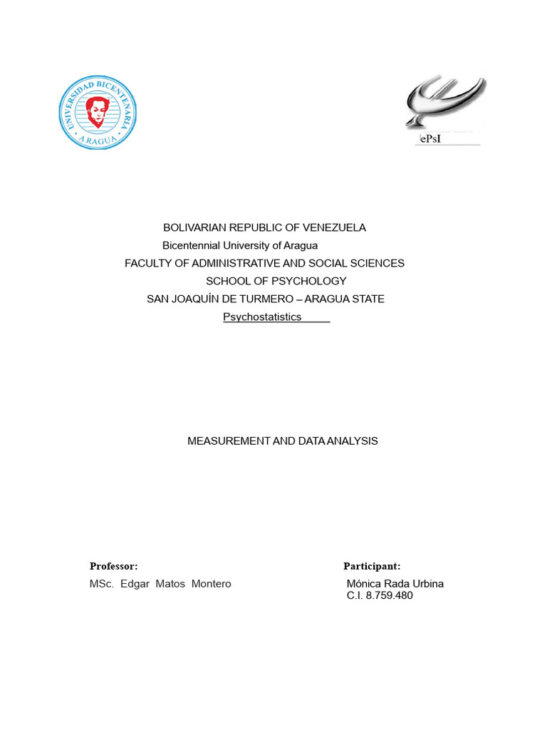 Understanding Measurement Scales in Psychology | PDF | Level Of ...