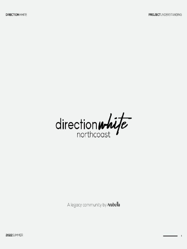 Brochure - Direction White North Coast Arabelle Group | PDF