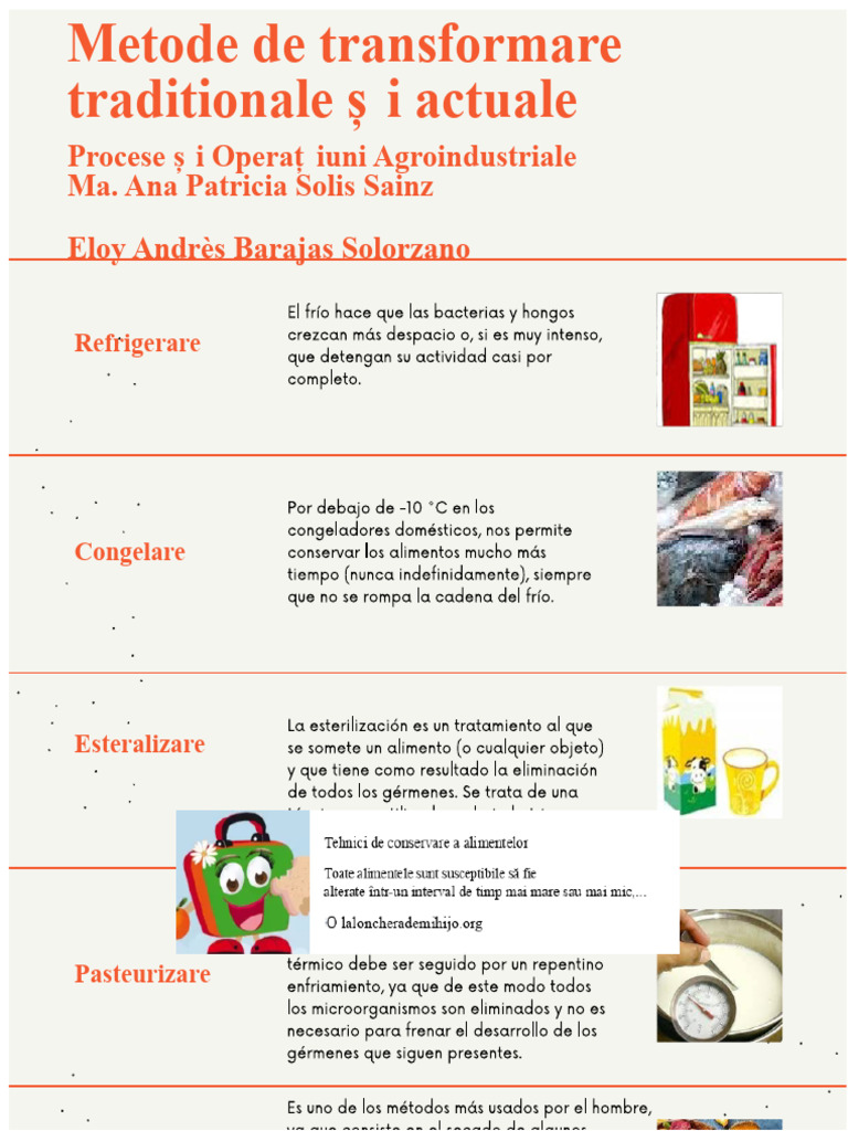 Metode de Transformare Și Conservare | PDF