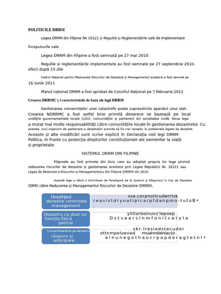 Politicile de DRRM | PDF