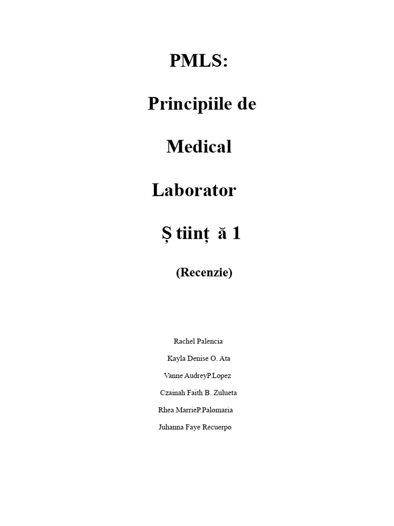 PMLS Examen Intermediar | PDF