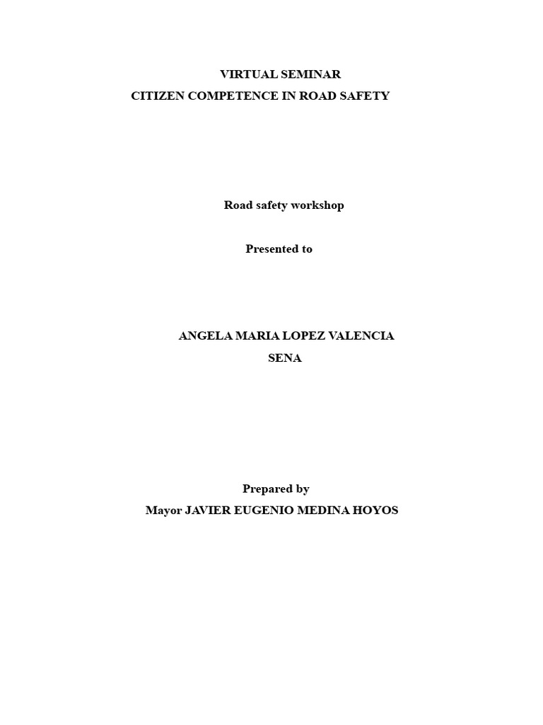 WORKSHOP 3 Road Safety | PDF | Truck | Driver's License