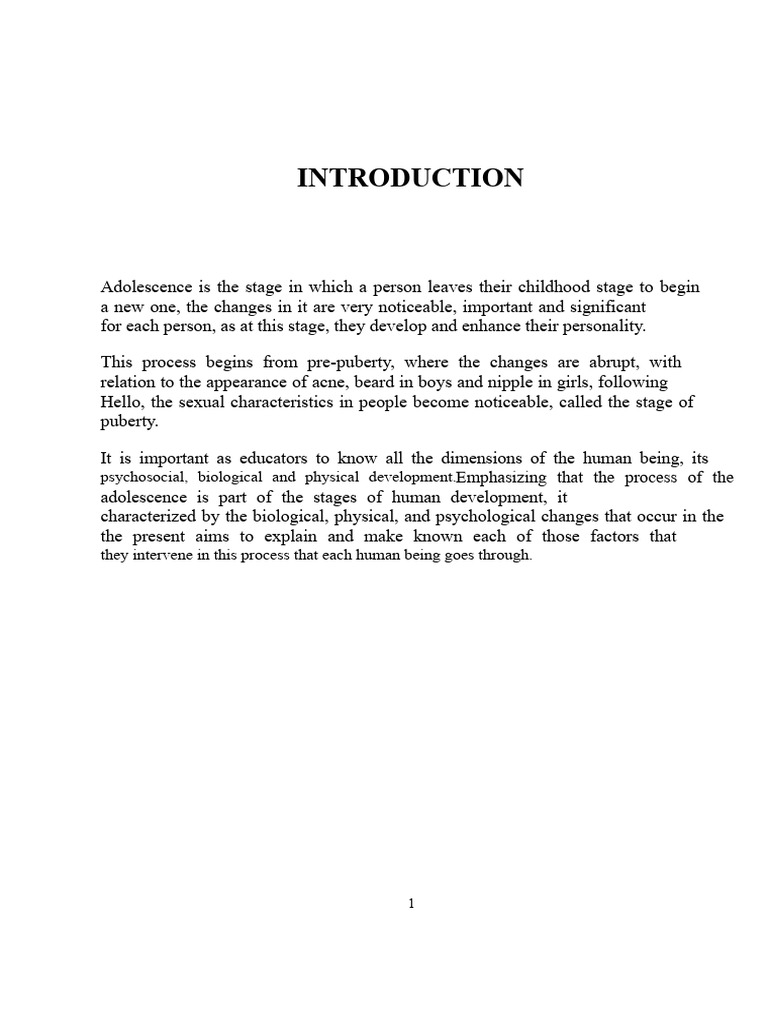 Understanding Adolescent Development | PDF | Adolescence | Puberty