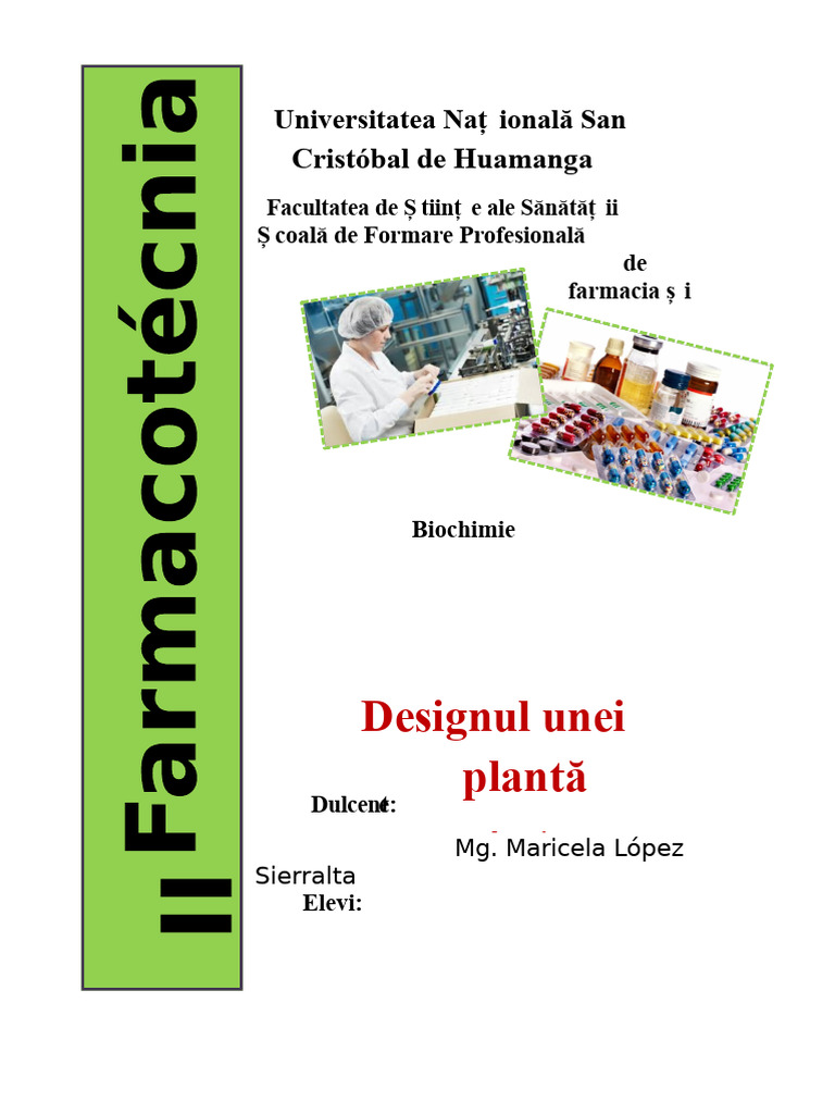 Designul Unei Plante Farmaceutice | PDF