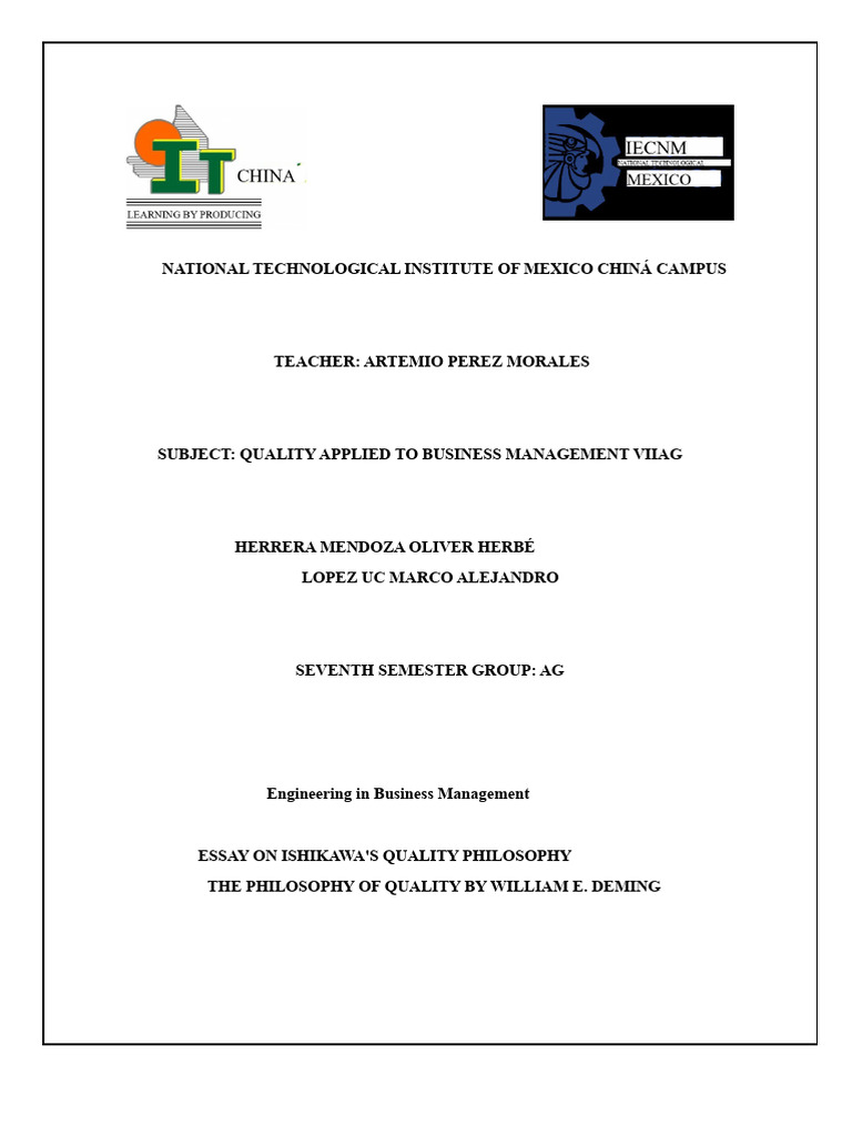 1.1. Main Philosophical Currents of Quality | PDF | Statistics | Knowledge