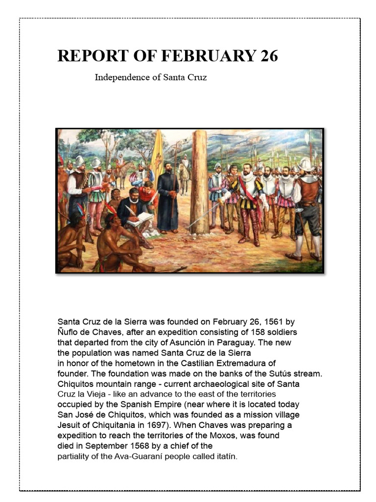History of Santa Cruz de la Sierra | PDF | Bolivia