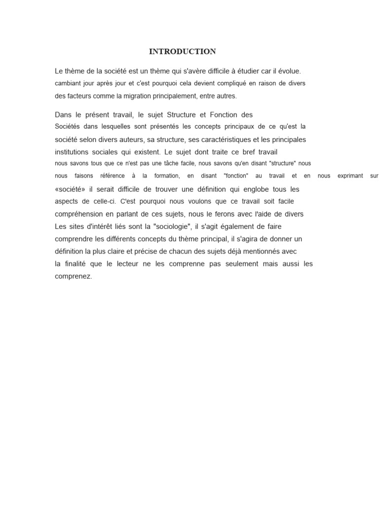 Structure et Fonction des Sociétés | PDF | Famille | Société