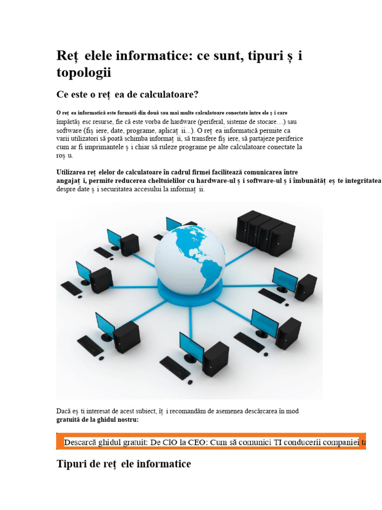 Rețelele Informatice | PDF