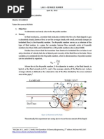 Reynolds Number, Department of Biomedical Engineering, University of Malaya