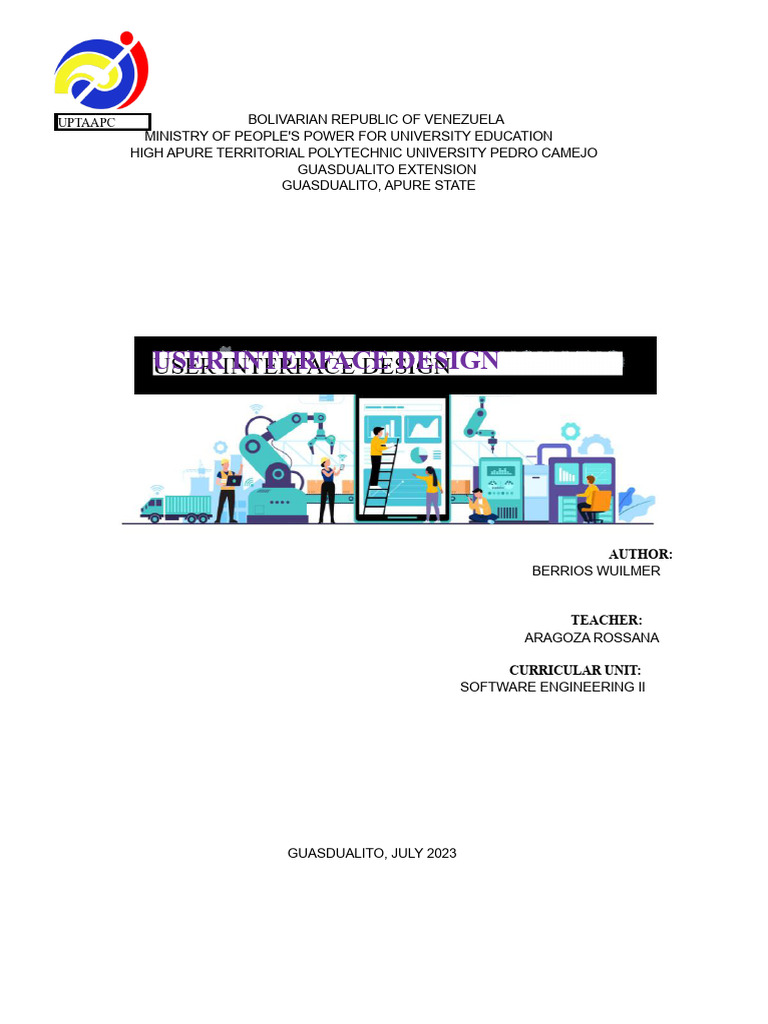 User Interface Design Principles | PDF | User Interface Design | User ...