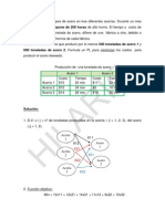 Problema de Producción