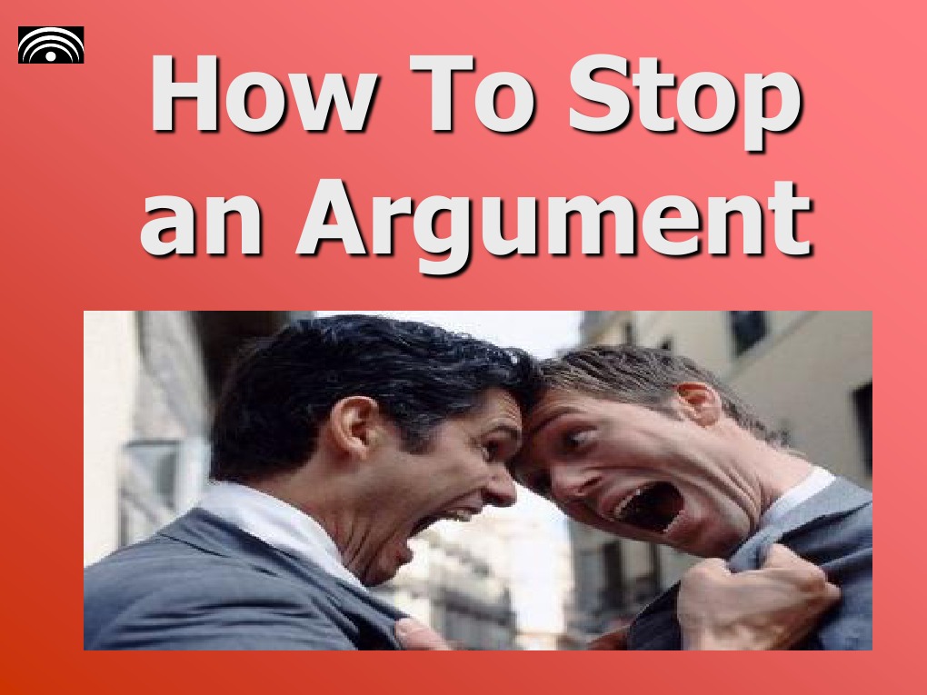 Effective Strategies to End Arguments | PDF