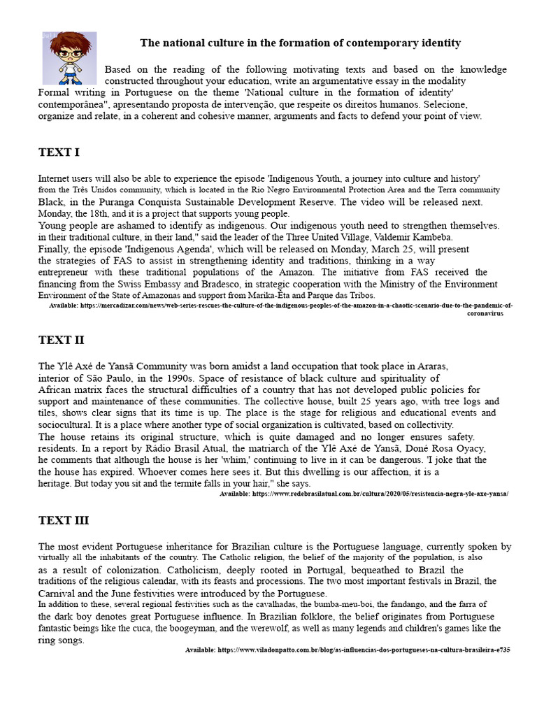 The National Culture in The Formation of Contemporary Identity | PDF ...