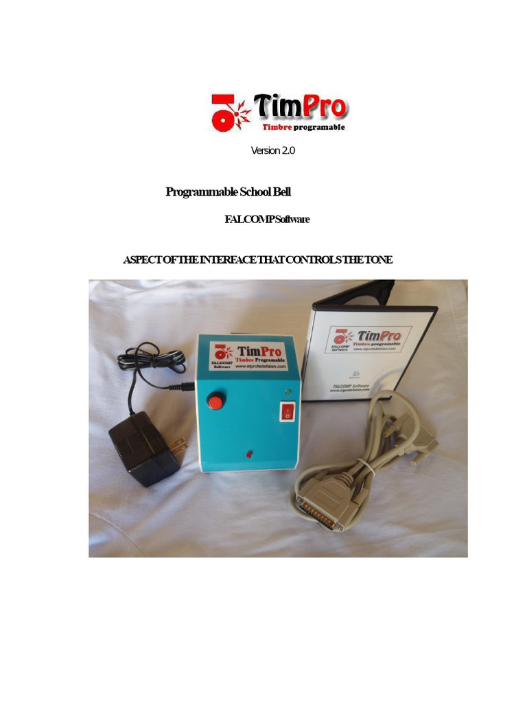 Programmable School Bell Software Guide | PDF | Password | Software