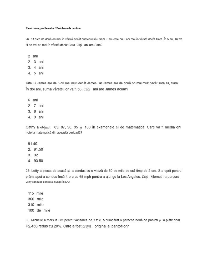 Rezolvarea Problemelor PDF