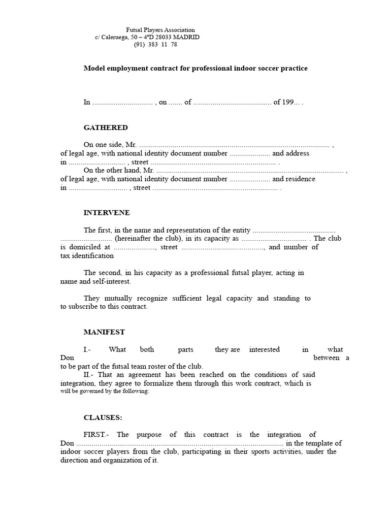 Contract | PDF | Employment | Private Law