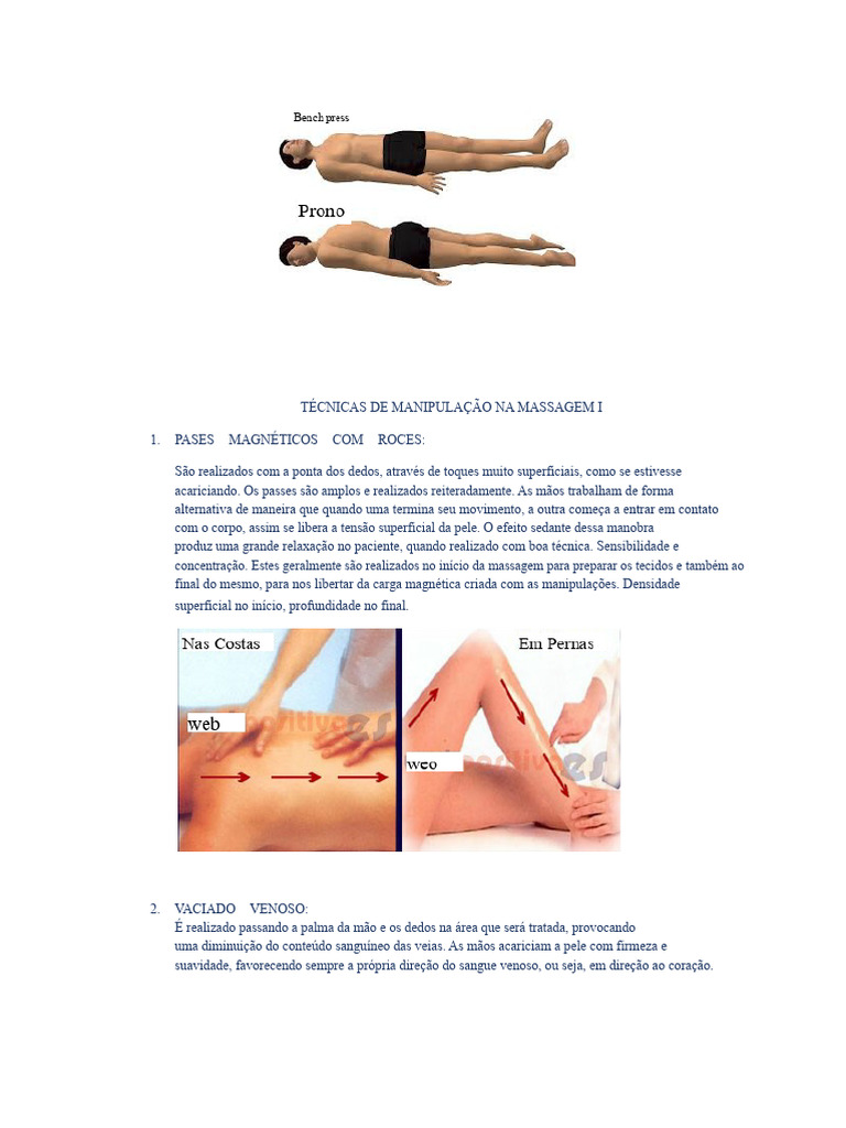 Técnicas de Massagem e Manipulação | PDF | Massagem | Músculo