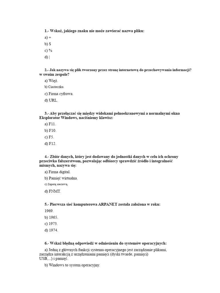 Test Informatica | PDF