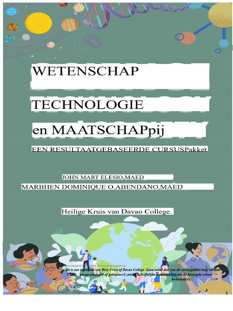 MODULE 4 - SCITECH 101 - Wetenschap, Technologie en Samenleving | PDF