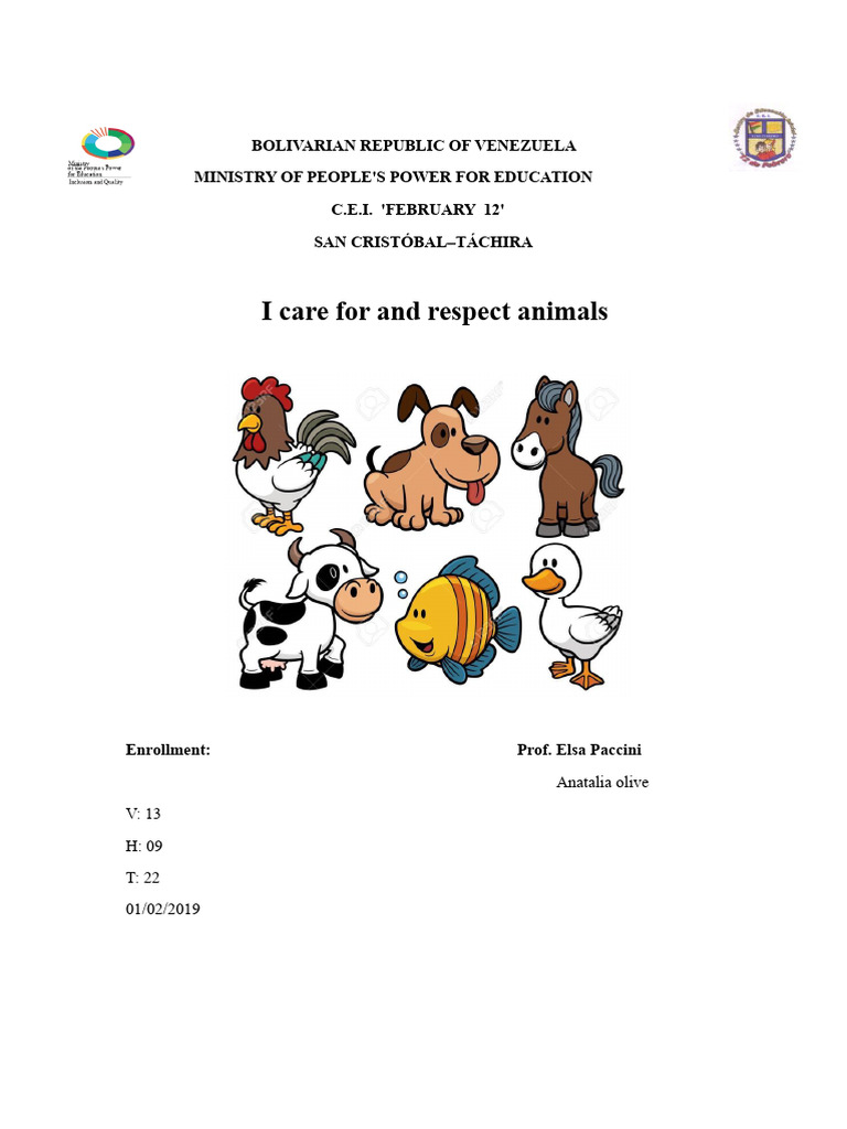 Animal Care Education Project Overview | PDF | Emotions | Learning