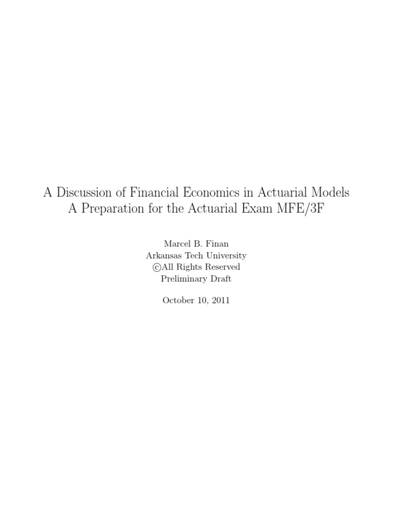Exam MFE | PDF | Put Option | Option (Finance)